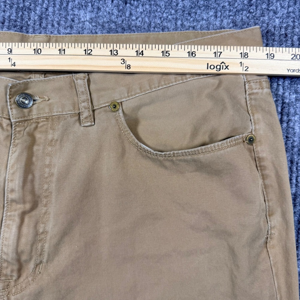 Polo Ralph Lauren Mens Tan Khaki Authentic Dungarees Straight Leg Pants 38x30 - Picture 4 of 11
